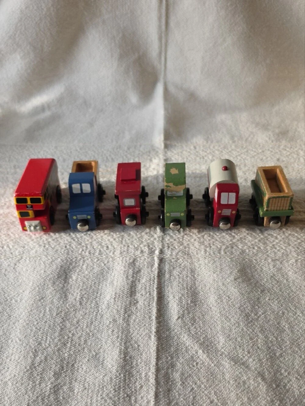 Vintage Thomas & Friends Multicolor Wooden Train and Vehicles Set